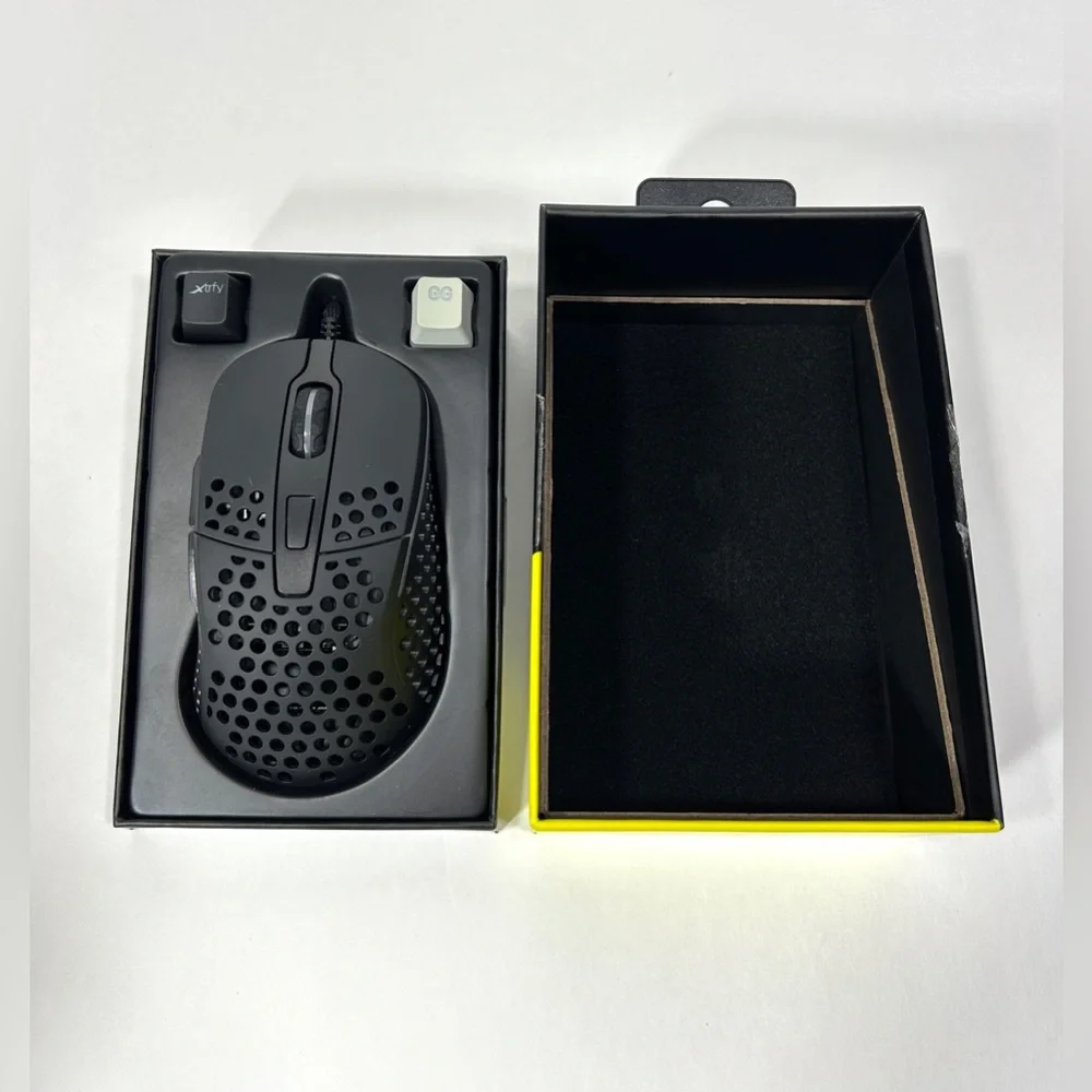Xtrfy Black M4 RGB Ultra-Light Gaming Mouse